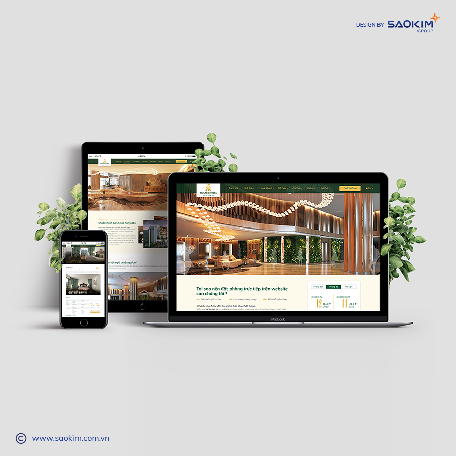 KK SAPA HOTEL - Design Website and Brand Identity KK Sapa Hotel